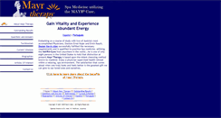 Desktop Screenshot of mayrtherapy.com